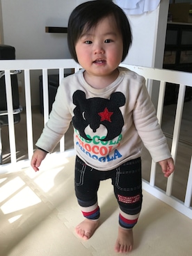 「風邪っぴき」｜Nagito      さん（キッズ・80cm）の秋コーディネート