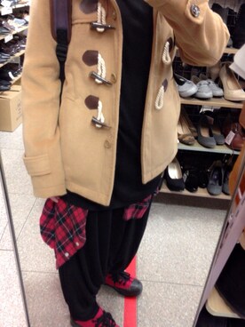 「Right-on（ライトオン）のアイテム（アンサンブル、ブラック系）」を使った、IKuMiさん（レディース・150cm）の冬コーディネート