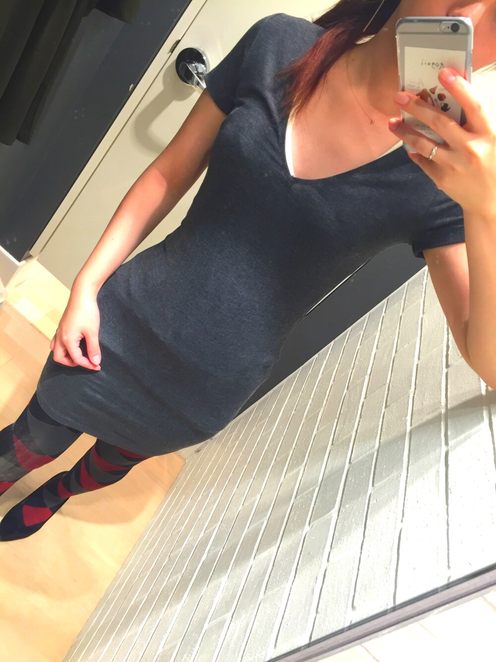 「シンプルスタイル」｜「FOREVER 21のアイテム（ワンピース、グレー系）」を使った、ma-sanさん（レディース・158cm）の夏コーディネートの1枚目の写真