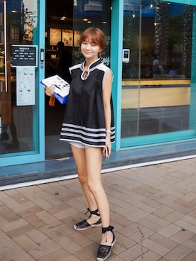「 Imvely」｜imvelyさん（レディース・163cm）の夏コーディネート