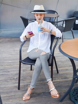 「 Imvely」｜imvelyさん（レディース・163cm）の夏コーディネート