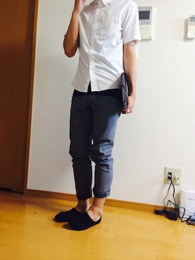 「MacBook Air」｜16℃さん（メンズ・167cm）の夏コーディネート