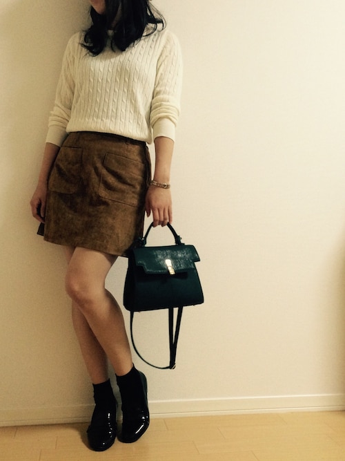 Ayumi ユニクロのセーター カーディガンを使ったコーディネート Wear