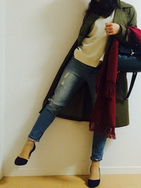 ayumiさん（レディース・154cm）の冬コーディネート