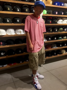 「ハイソックス」｜NISHIYAMAさん（メンズ・160cm）の夏コーディネート