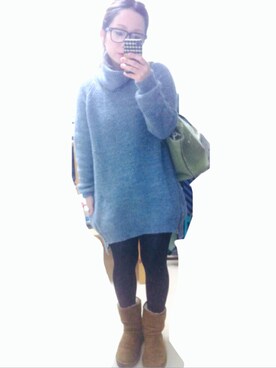 a*さん（レディース・148cm）の冬コーディネート