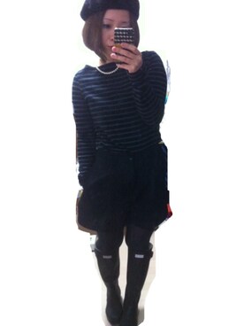 a*さん(レディース・148cm)の冬コーディネート