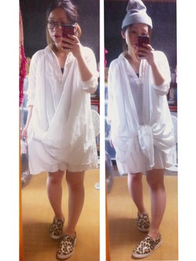 a*さん（レディース・148cm）の夏コーディネート