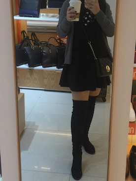 「HOMEMADEのアイテム」を使った、ZRanさん（レディース・157cm）の秋コーディネート