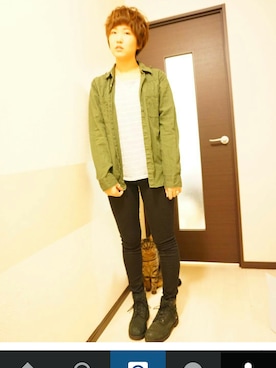 鈴木 千歳さん(レディース・163cm)の冬コーディネート