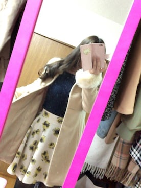 「CECIL McBEE（セシルマクビー）のアイテム（その他）」を使った、chisatoෆ̈ෆ̈さん（レディース・156cm）の冬コーディネート