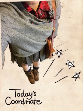 「Chez toi（シェトワ）のアイテム（スウェット）」を使った、natsumugiさん（レディース・155cm）の秋コーディネート