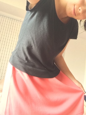 「M.deux（エムドゥ）のアイテム（ワンピース）」を使った、rena！♡さん（レディース・160cm）の夏コーディネート