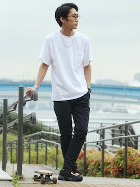 honmaさん（メンズ・176cm）の夏コーディネート