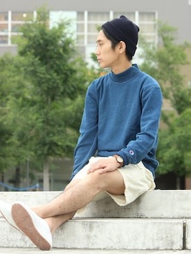 honmaさん（メンズ・176cm）の夏コーディネート