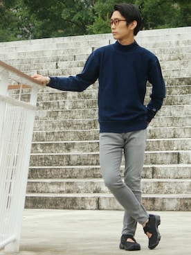 honmaさん（メンズ・176cm）の夏コーディネート