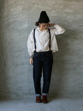 nest Robeのサスペンダーを使った人気ファッションコーディネート - WEAR