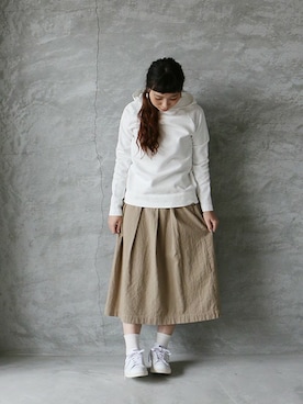 「adidas Originals（アディダスオリジナルス）のadidas originals アディダス stan smith スタンスミス black（スニーカー）」を使った、ambience-staffさん（レディース・154cm）の冬コーディネート