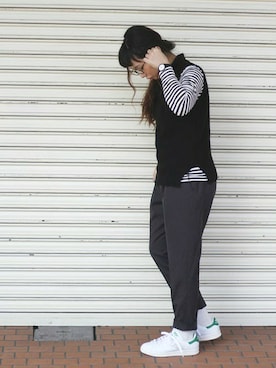 「スタンスミス」｜ambience-staffさん（レディース・154cm）の冬コーディネート