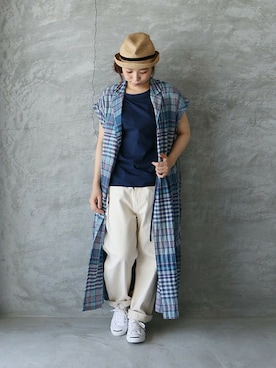 「soi-e（ソワ）のアイテム」を使った、ambience-staffさん（レディース・154cm）の春コーディネート