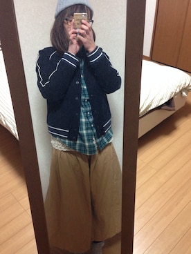 「JILL STUART（ジルスチュアート）のスタジャン（スタジャン、その他）」を使った、そららん。さん（レディース・159cm）の春コーディネート