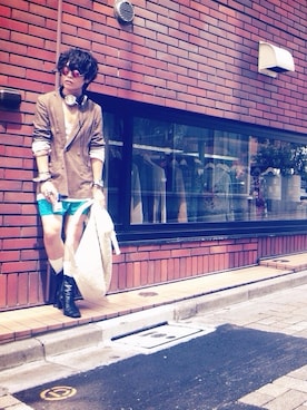 「banal chic bizarre」｜「アイテム（パンツ）」を使った、nabesco / 渡邊翔太さん（メンズ・166cm）の夏コーディネート