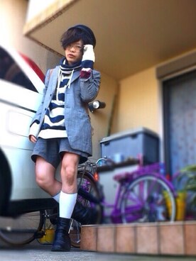 「banal chic bizarre」｜「アイテム（パンツ）」を使った、nabesco / 渡邊翔太さん（メンズ・166cm）の夏コーディネート