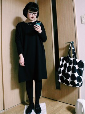 「PAR ICI」｜「アイテム（その他）」を使った、わさん（レディース・156cm）の冬コーディネート