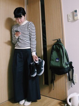 「yuni」｜「アイテム（その他）」を使った、わさん（レディース・156cm）の冬コーディネート
