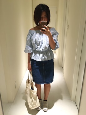 「スピンズ」｜(mie)さん（レディース・162cm・20代）の夏コーディネート