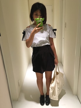 「スピンズ」｜(mie)さん（レディース・162cm・20代）の夏コーディネート