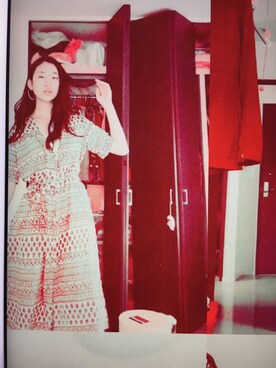 「GRANDEDGE（グランドエッジ）のアイテム」を使った、mahoさん（レディース・171cm）の夏コーディネート