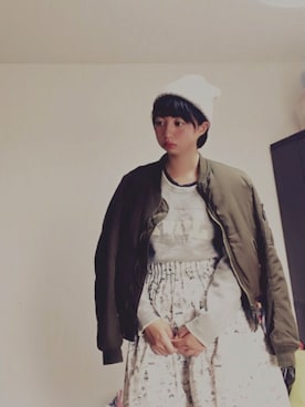 「アイテム（ジャージ）」を使った、なむたむさん（レディース・153cm・10代）の春コーディネート