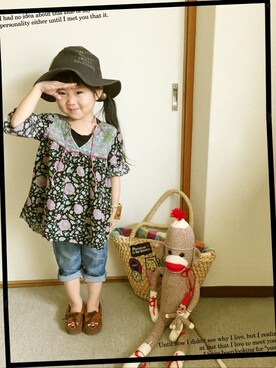 「おめかしコーデ」｜clara◡̈⃝*さん（キッズ・100cm）の春コーディネート