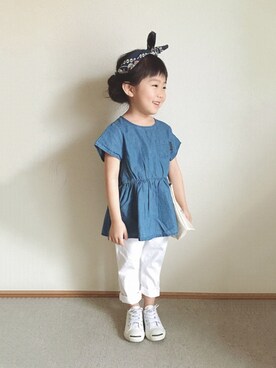 clara◡̈⃝*さん(キッズ・100cm)の春コーディネート