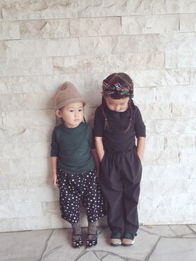 KONBUさん(キッズ・100cm)の秋コーディネート