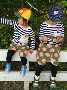 utachikiさん（キッズ・120cm）の夏コーディネート