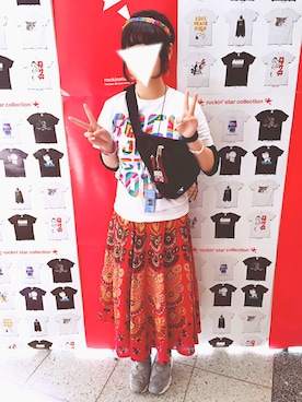 「GREGORY（グレゴリー）のTailmate（ボディバッグ/ウエストポーチ、ブラック系）」を使った、minaさん（レディース・165cm）の冬コーディネート