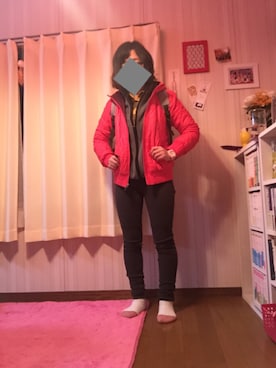 「アイテム（アナログ腕時計、ピンク系）」を使った、kiiie12さん（レディース・149cm）の冬コーディネート