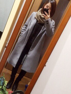 miiさん（レディース・153cm）の冬コーディネート