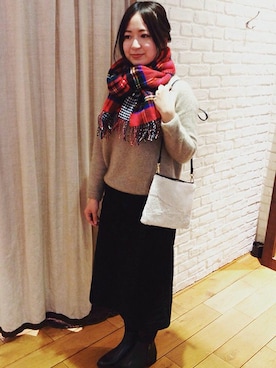 宮田さん（レディース・159cm）の秋コーディネート