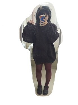 もんち☆さんの「靴下屋/ 60デニールタイツ L～LLサイズ」を使ったコーディネート