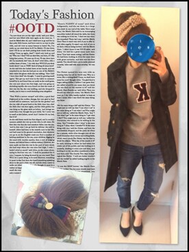 「Rodeo Crowns（ロデオクラウンズ）のアイテム（トレンチコート）」を使った、MINAさん（レディース・158cm）の秋コーディネート