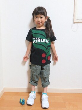 姫まりさんの「ATHLETA × RADCHAP リーフ半袖Tシャツ」を使ったコーディネート