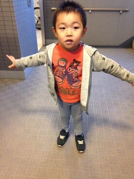 morikoさん（キッズ・100cm）の秋コーディネート