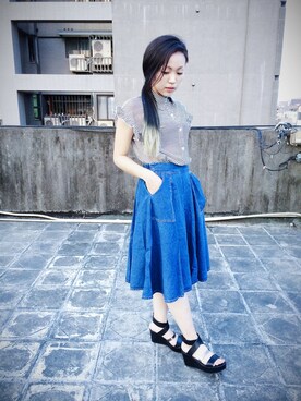 「eturn_ity」｜Quaneeさん（レディース・159cm）の夏コーディネート