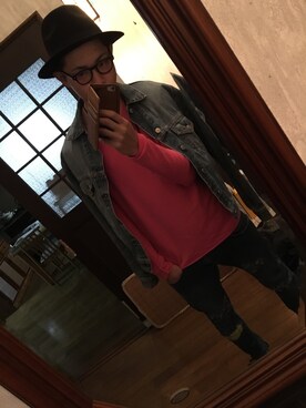 「DOLCE&GABBANA（ドルチェアンドガッバーナ）のアイテム（デニムジャケット）」を使った、Mさん（メンズ・175cm）の春コーディネート