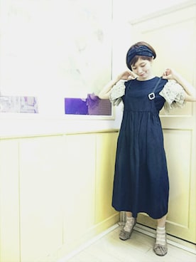 「chambre de charme（シャンブルドゥシャーム）のアイテム（アクセサリー）」を使った、Ａｈａ* さん（レディース・159cm）の夏コーディネート