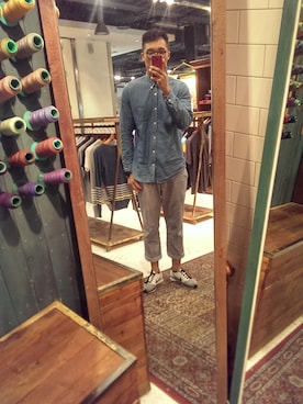 「#supreme」｜安格斯さん（メンズ・187cm）の春コーディネート