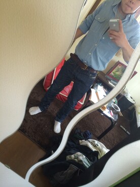 イノウエシンジさん（メンズ・149cm）の春コーディネート